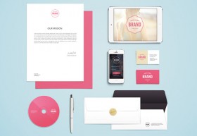 PSD branding mockup vol.4