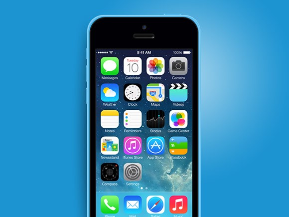 iphone 5s psd