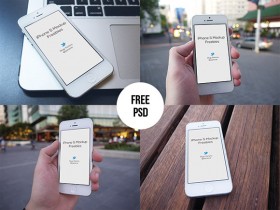 iPhone mockups set