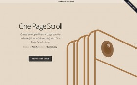 One page scroll - jQuery plugin