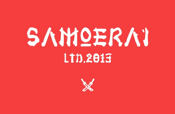 Samoerai free font