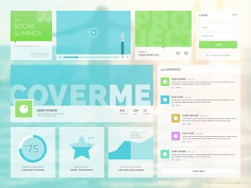 Social Summer UI kit