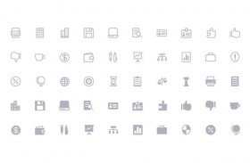 The Elegant Icon Font - 360 free icons