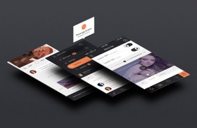 Perspective app screen mockups