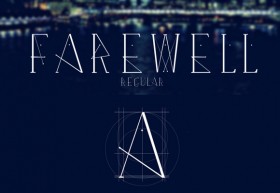 Farewell Regular free font