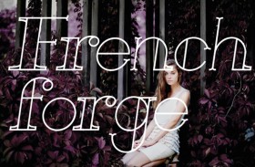 French forge free font