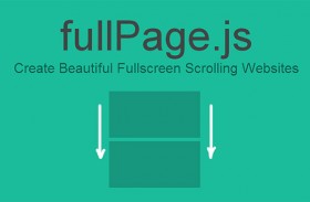 fullPage.js - Fullscreen scrolling pages