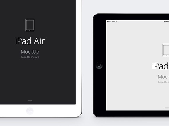 iPad Air vector mockup