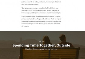 Medium-style page transition