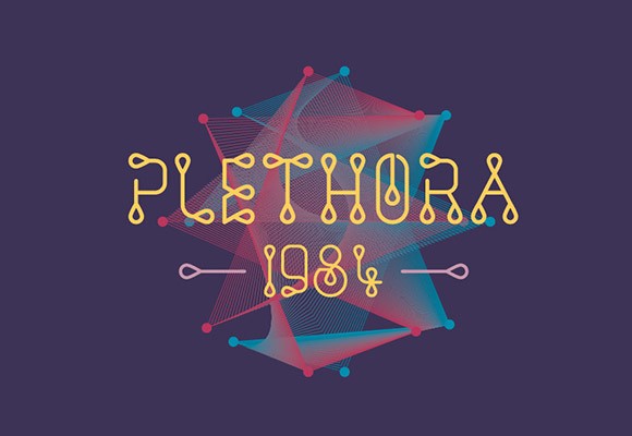 Plethora 1984 - Display free font