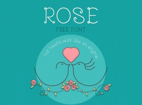 Rose free font