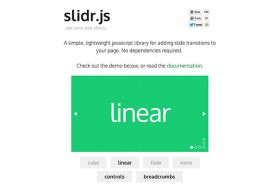 Slidr.js - JS library for creating slides