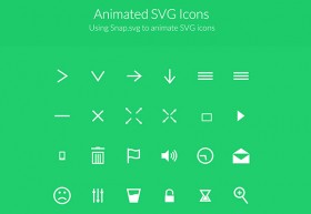 Animated SVG icons