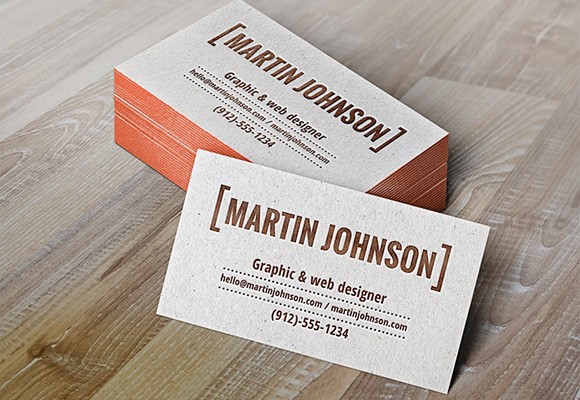 Business cards mockup