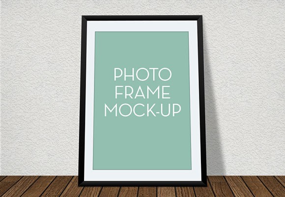 Photo frame PSD mockup