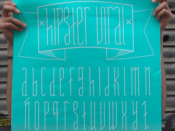 Hipster Viral free font