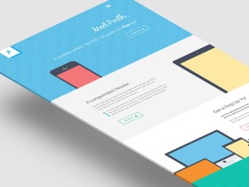 Perth - Flat website template