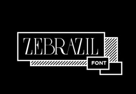 Zebrazil free font