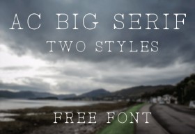 AC Big Serif free font
