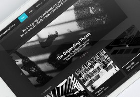 The Depending Theme - PSD template