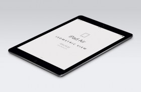 iPad Air perspective mockup