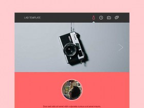 Lab - Free portfolio template