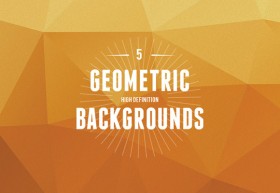 5 Geometric backgrounds JPG + AI