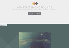 Adaptive Background - JQuery plugin