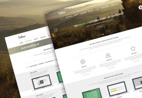 Deliver - Free PSD theme