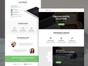 Treehouse - PSD web template