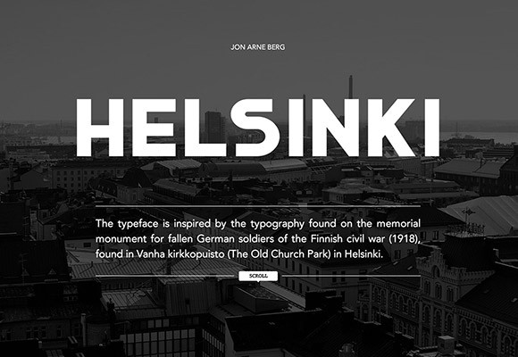 Helsinki free font