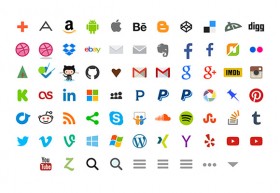 Stackicons - A colourful icon font