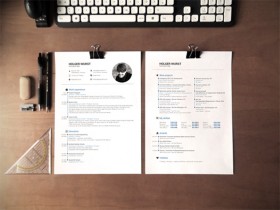 A4 sheets mockups PSD