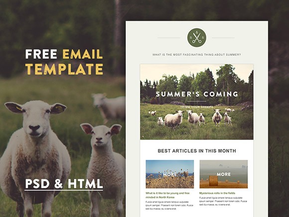 Green Village - HTML Email template