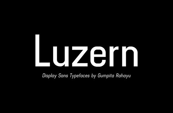 Luzern free font