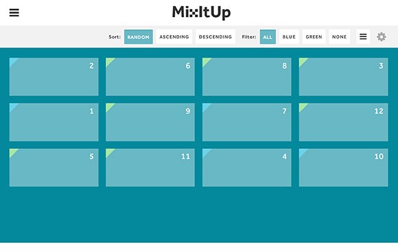 MixItUp 2 - Powerful jQuery sorting plugin