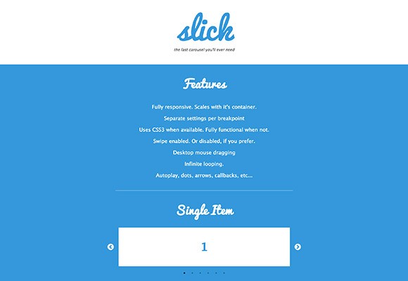 Slick - jQuery carousel plugin