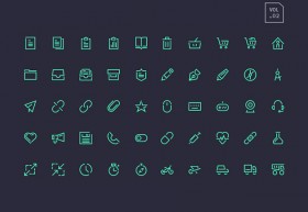 Stroke Gap Icons Vol2 - AI PSD