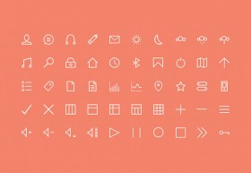 50 free stroke icons