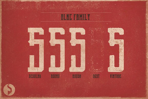 Blnk Round free font detailed view