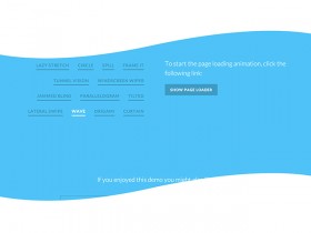 Page loading effects with SVG