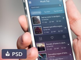 Music app UI