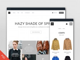 Free PSD eCommerce template