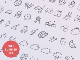 40 free summer icons