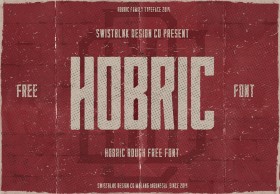 Hobric Rough free font