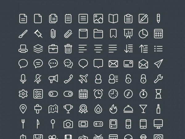 440 free icons - PSD + EPS + Sketch - Freebiesbug
