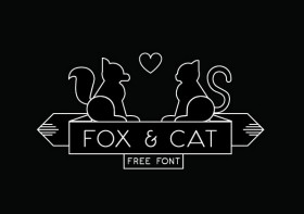 Fox & Cat free font