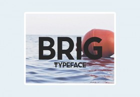 Brig free font