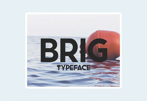 Brig free font