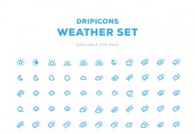 Dripicons - Weather icon set